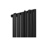 Grzejnik dekoracyjny elektryczny Ultra Slim US1 1600x476 czarny