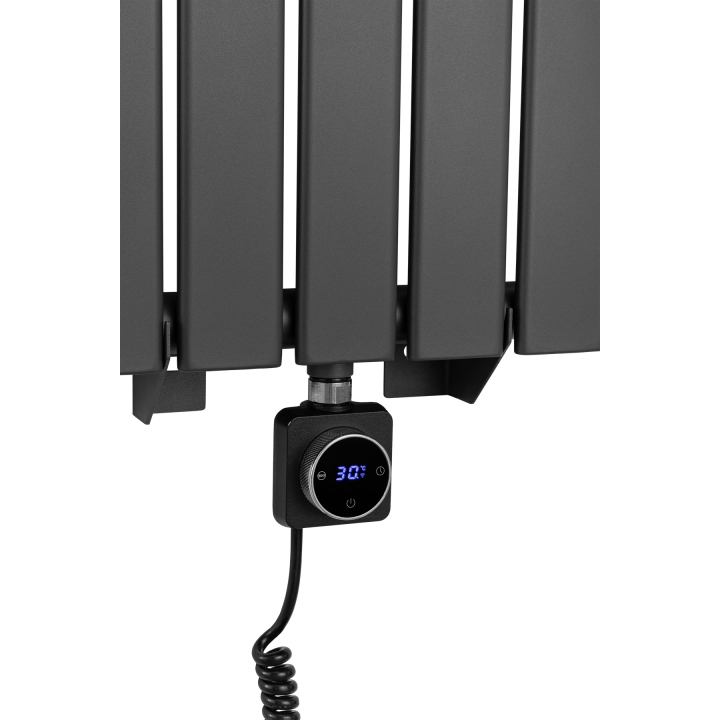 Grzejnik dekoracyjny elektryczny Ultra Slim US1 1600x476 grafit