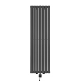 Grzejnik dekoracyjny elektryczny Ultra Slim US1 1600x476 grafit