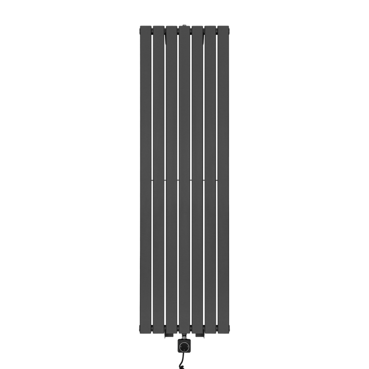Grzejnik dekoracyjny elektryczny Ultra Slim US1 1600x476 grafit
