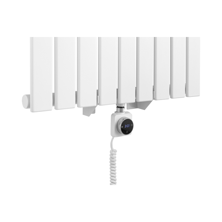 Grzejnik dekoracyjny elektryczny Ultra Slim US1 1600x612 biały