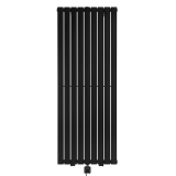 Grzejnik dekoracyjny elektryczny Ultra Slim US1 1600x612 czarny