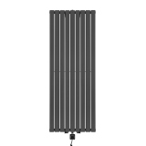 Grzejnik dekoracyjny elektryczny Ultra Slim US1 1600x612 grafit