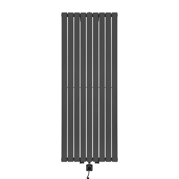 Grzejnik dekoracyjny elektryczny Ultra Slim US1 1600x612 grafit