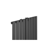 Grzejnik dekoracyjny elektryczny Ultra Slim US1 1600x612 grafit