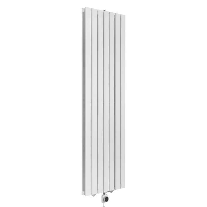 Grzejnik dekoracyjny elektryczny Ultra Slim US2 1600x476 biały