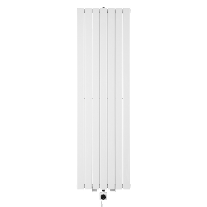 Grzejnik dekoracyjny elektryczny Ultra Slim US2 1600x476 biały