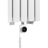 Grzejnik dekoracyjny elektryczny Ultra Slim US2 1600x476 biały