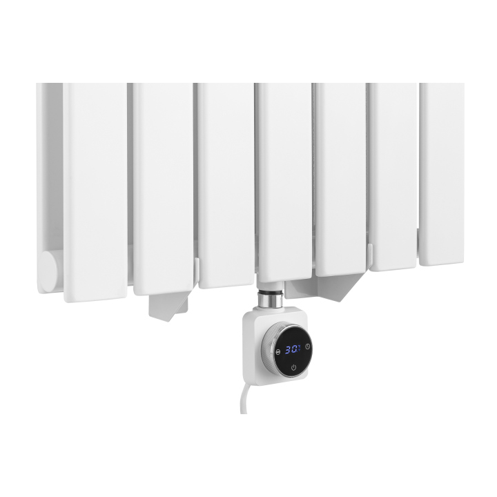 Grzejnik dekoracyjny elektryczny Ultra Slim US2 1600x476 biały