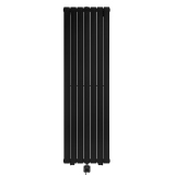 Grzejnik dekoracyjny elektryczny Ultra Slim US2 1600x476 czarny