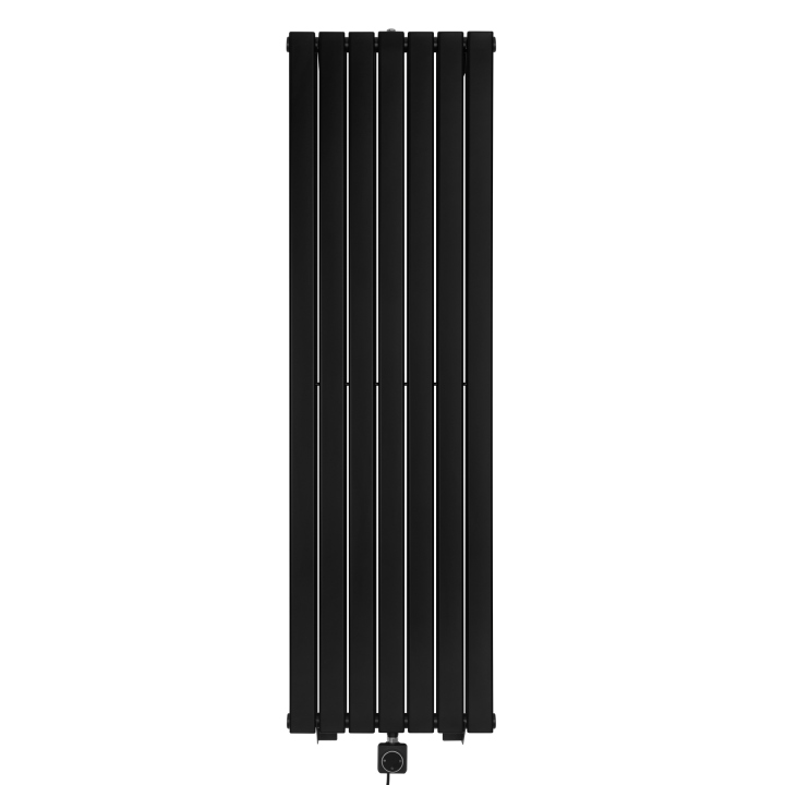 Grzejnik dekoracyjny elektryczny Ultra Slim US2 1600x476 czarny