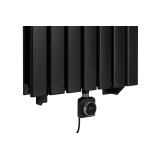 Grzejnik dekoracyjny elektryczny Ultra Slim US2 1600x476 czarny