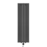 Grzejnik dekoracyjny elektryczny Ultra Slim US2 1600x476 grafit