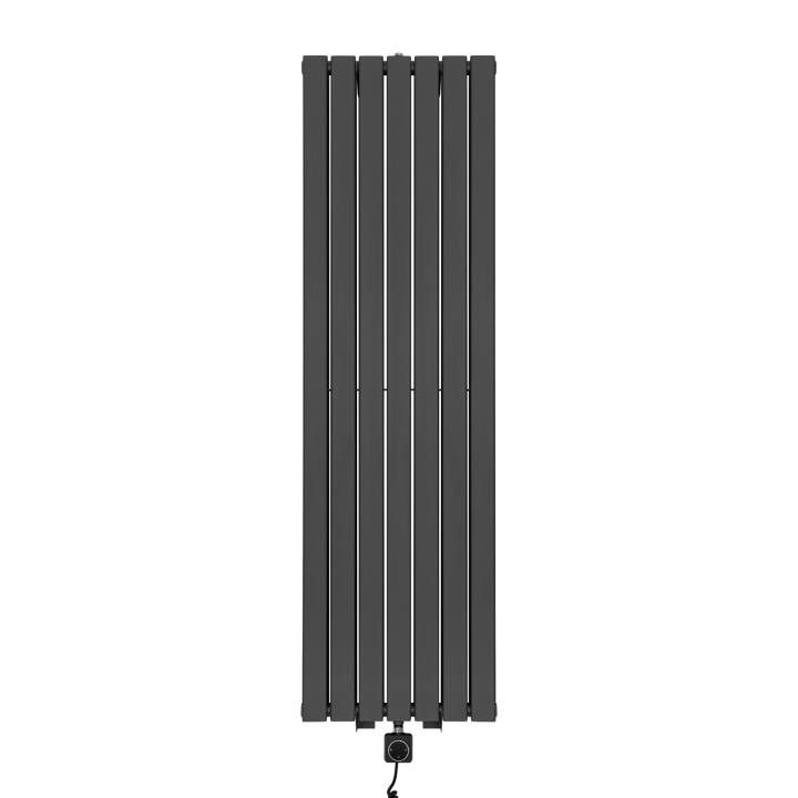 Grzejnik dekoracyjny elektryczny Ultra Slim US2 1600x476 grafit