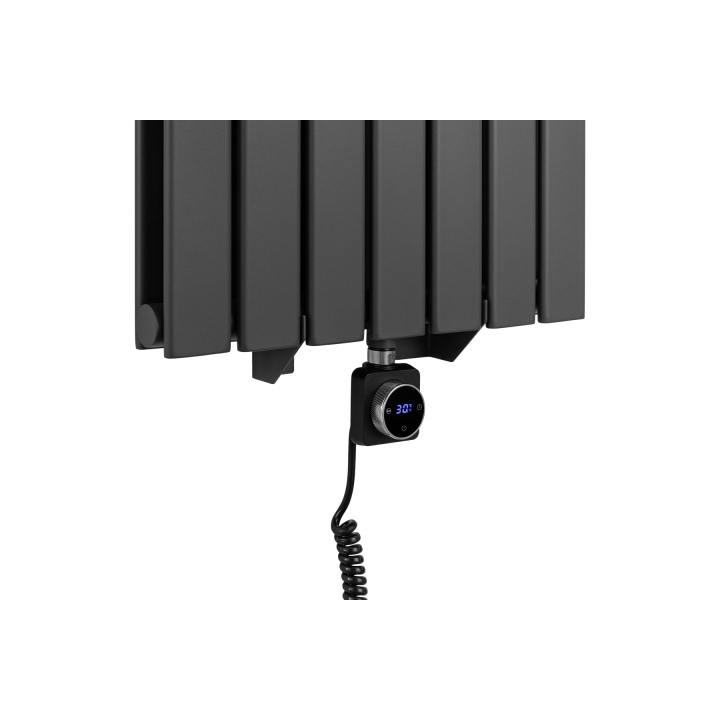 Grzejnik dekoracyjny elektryczny Ultra Slim US2 1600x476 grafit