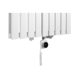 Grzejnik dekoracyjny elektryczny Ultra Slim US2 1600x612 biały