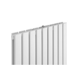 Grzejnik dekoracyjny elektryczny Ultra Slim US2 1600x612 biały