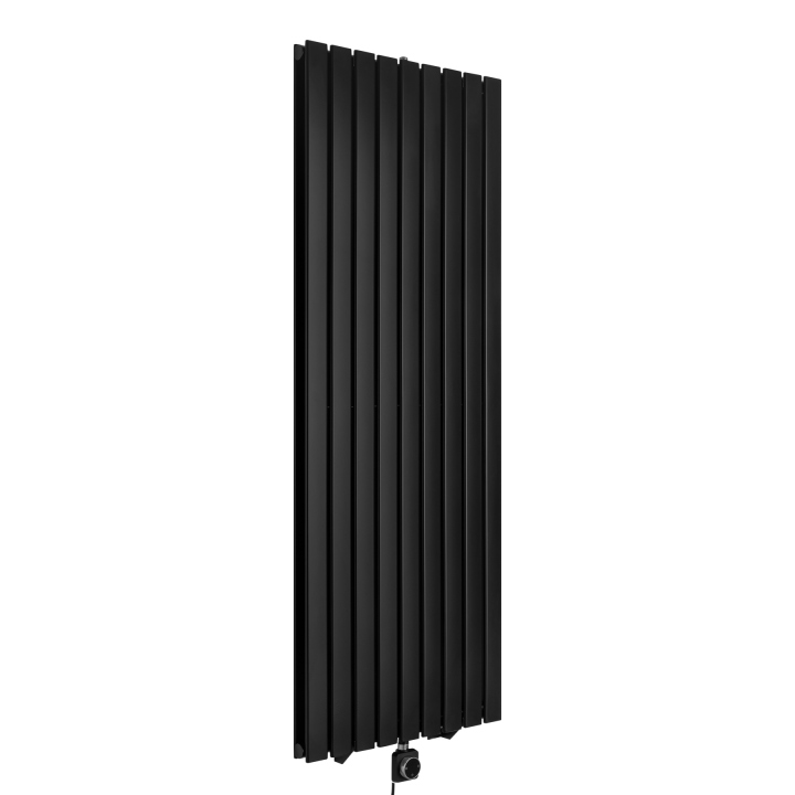 Grzejnik dekoracyjny elektryczny Ultra Slim US2 1600x612 czarny