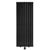 Grzejnik dekoracyjny elektryczny Ultra Slim US2 1600x612 czarny