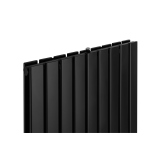 Grzejnik dekoracyjny elektryczny Ultra Slim US2 1600x612 czarny