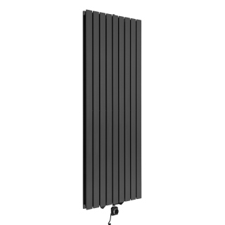 Grzejnik dekoracyjny elektryczny Ultra Slim US2 1600x612 grafit