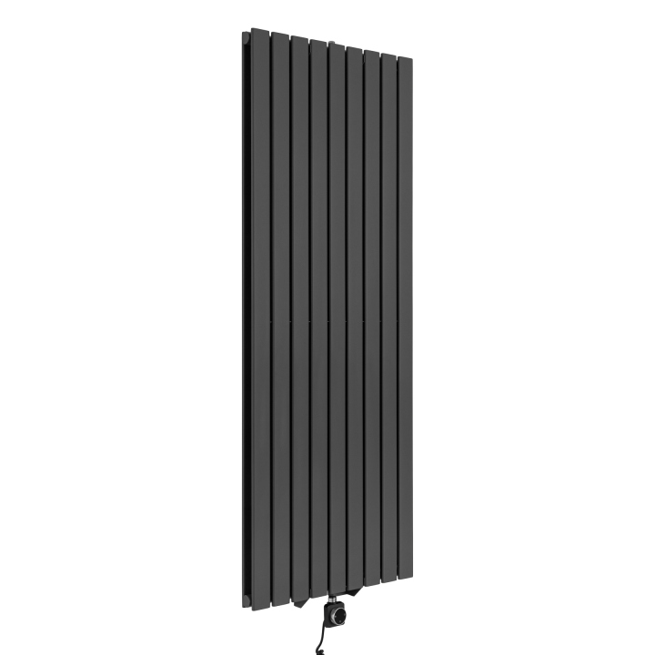 Grzejnik dekoracyjny elektryczny Ultra Slim US2 1600x612 grafit