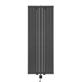 Grzejnik dekoracyjny elektryczny Ultra Slim US2 1600x612 grafit