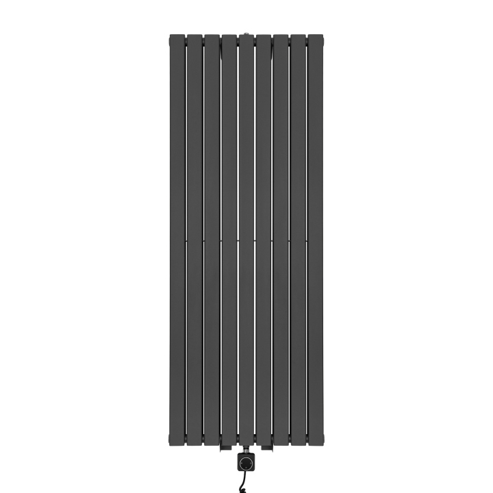 Grzejnik dekoracyjny elektryczny Ultra Slim US2 1600x612 grafit