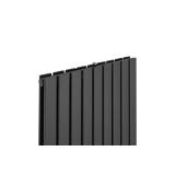 Grzejnik dekoracyjny elektryczny Ultra Slim US2 1600x612 grafit