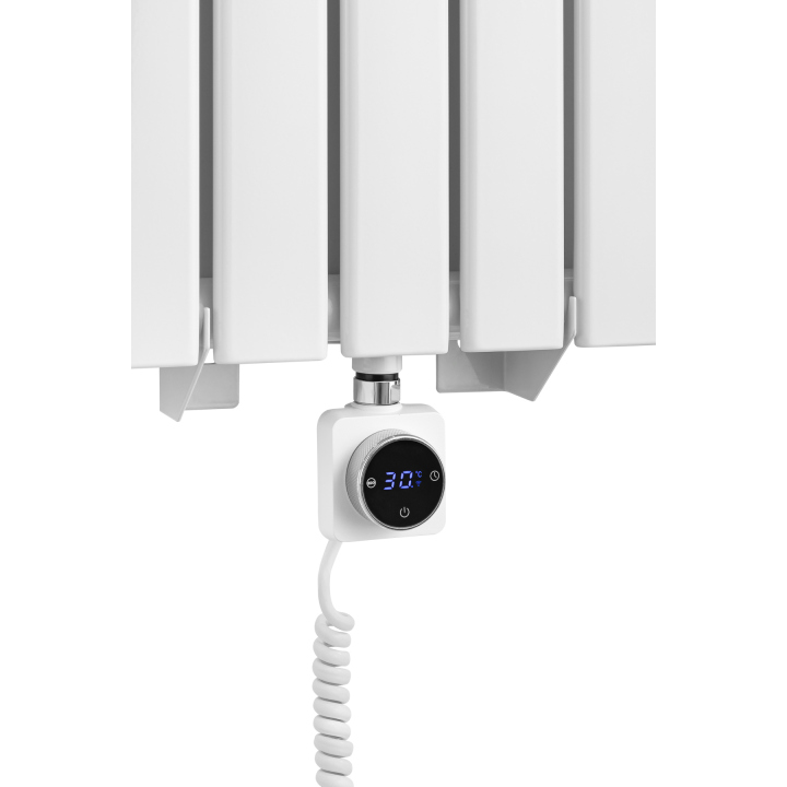 Grzejnik dekoracyjny elektryczny Ultra Slim US2 1600x612 biały