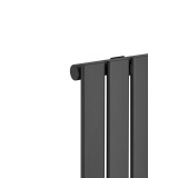 Grzejnik dekoracyjny elektryczny Ultra Slim US1 1600x612 grafit