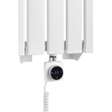 Grzejnik dekoracyjny elektryczny Ultra Slim US1 1600x612 biały