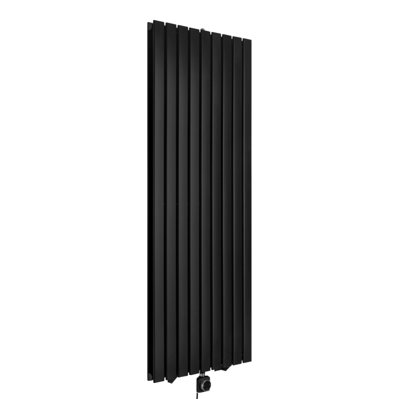 Grzejnik dekoracyjny elektryczny Ultra Slim US2 1600x612 czarny