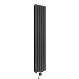 Grzejnik dekoracyjny elektryczny Ultra Slim US2 1600x340 grafit