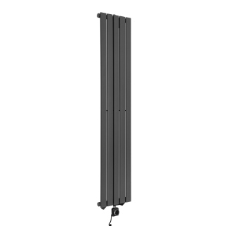 Grzejnik dekoracyjny elektryczny Ultra Slim US1 1600x340 grafit