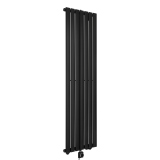 Grzejnik dekoracyjny elektryczny Ultra Slim US1 1600x476 czarny