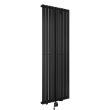 Grzejnik dekoracyjny elektryczny Ultra Slim US1 1600x612 czarny