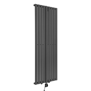 Grzejnik dekoracyjny elektryczny Ultra Slim US1 1600x612 grafit