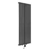 Grzejnik dekoracyjny elektryczny Ultra Slim US1 1600x612 grafit