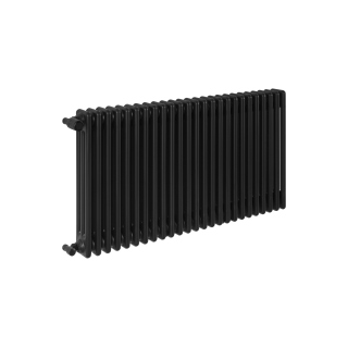 Grzejnik żeberkowy poziomy retro Column Line CL3E-575x1145-B500 czarny