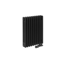 Grzejnik żeberkowy poziomy retro Column Line CL3E-575x470-B500 czarny