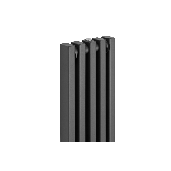 Grzejnik dekoracyjny elektryczny Concert 1600x230 grafit, grzałka z lewej strony