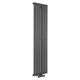 Grzejnik dekoracyjny Wanted WD1 1600x408 grafit