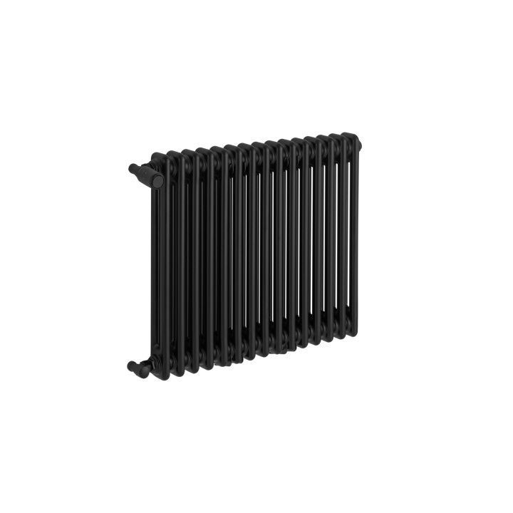 Grzejnik żeberkowy poziomy retro Column Line CL2E-575x695-B500 czarny