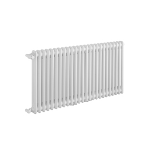 Grzejnik żeberkowy poziomy retro Column Line CL2E-575x1145-B500 biały