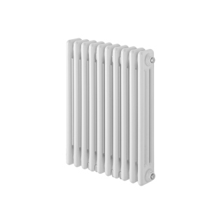 Grzejnik żeberkowy poziomy retro Column Line CL3E-575x470-D50L/P biały