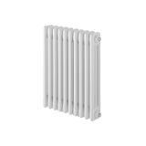 Grzejnik żeberkowy poziomy retro Column Line CL3E-575x470-D50L/P biały