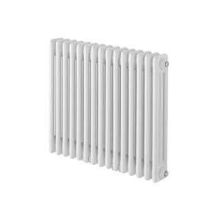 Grzejnik żeberkowy poziomy retro Column Line CL3E-575x695-D50L/P biały