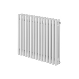 Grzejnik żeberkowy poziomy retro Column Line CL3E-575x695-D50L/P biały