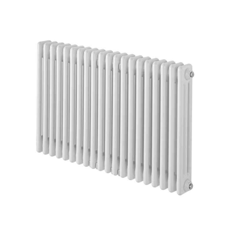 Grzejnik żeberkowy poziomy retro Column Line CL3E-575x920-D50L/P biały